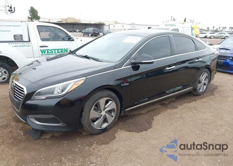 2016 Hyundai Sonata Plug-In Hybrid Limited из США, поврежденный, VIN KMHE54L25GA030834